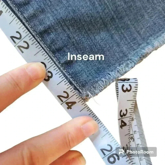 Paige Jeans Verdugo Crop Mid Rise Raw Hem Size 27 - Picture 3 of 8